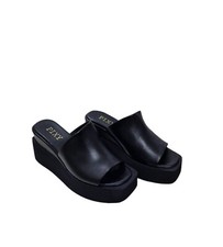 WOMEN'S LEATHER CLOG SHOES
