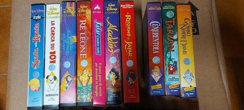 Lotto vhs disney non - vhs,