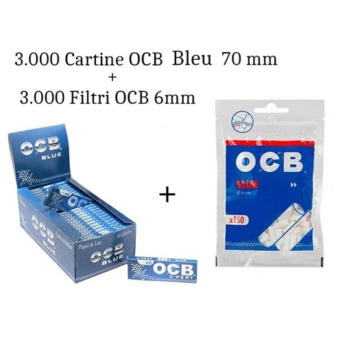 000 cartine ocb blu 3 - 3.000, 3.000