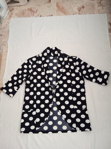 Blazer nero con - bianchi, e