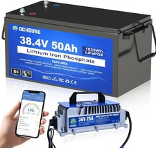 DCHOUSE Batteria litio 36V