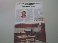advertising Pubblicità 1976 CUCINA SNAIDERO OLD RIVER