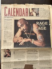 Tupac Shakur 2Pac Newspaper