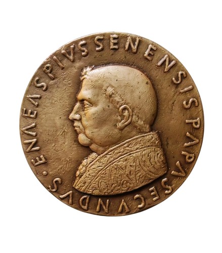 Medaglia papa pio ii - *hh*,