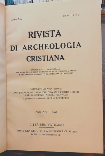 Rivista archeologia - di,