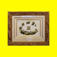 opera di virgilio guidi, olio su cartone telato del 1967, architettura cosmica