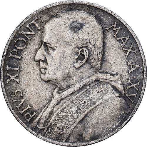 Vatican pius 5 lire - 5,