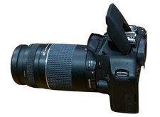 Canon EOS Rebel T1i 15,1 megapixel fotocamera reflex digitale con stabilizzatore d'immagine 75-300 mm