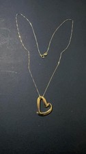 Collana con Cuore  45cm in Oro