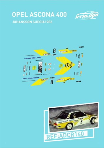 Calcas opel ascona 400 - calcas,
