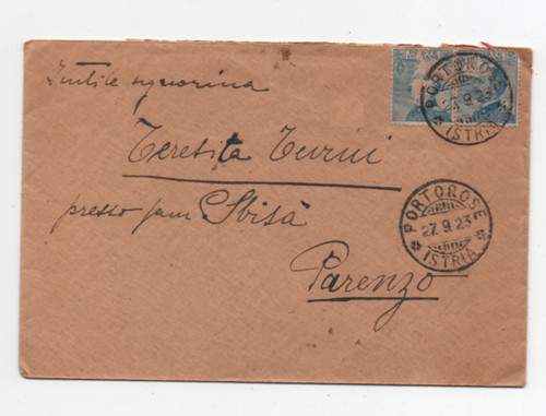 Istria portorose 1923 - istria, 27/9/1923