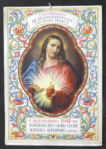 Calendario 1941 noviziato - calendario,