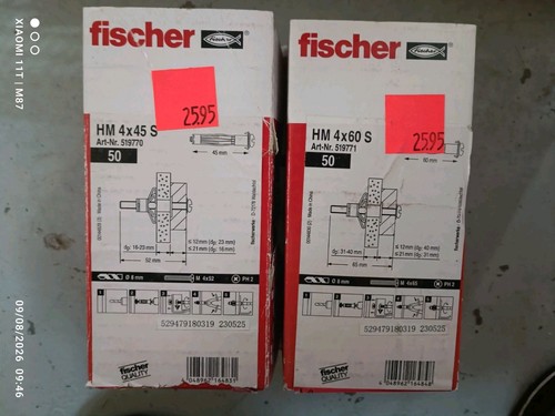 Fischer 4x60 tasselli - fischer, s
