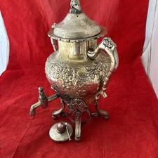 Antico piatto argento Samovar