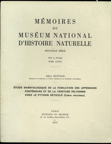 1972 albert raynaud embryology - 1972,