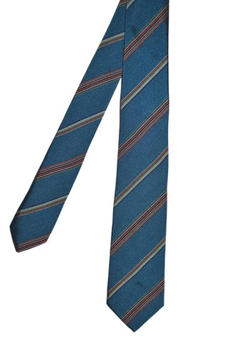 Cravatta seta blu - seta, a