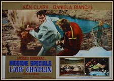 fotobusta MISSIONE SPECIALE LADY CHAPLIN AUTO CAR  CLARK BIANCHI