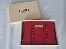 Borsellino donna portafoglio Liu Jo rosso in poliestere chiusura con cerniera