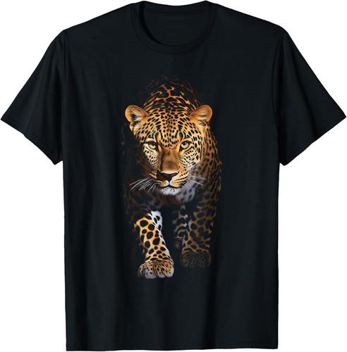 Maglietta leopardo ritratto
