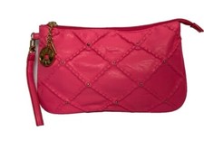 Borsa A Mano   donna Pinko Bag Rosa Neon Con Zip E Charm Dorati