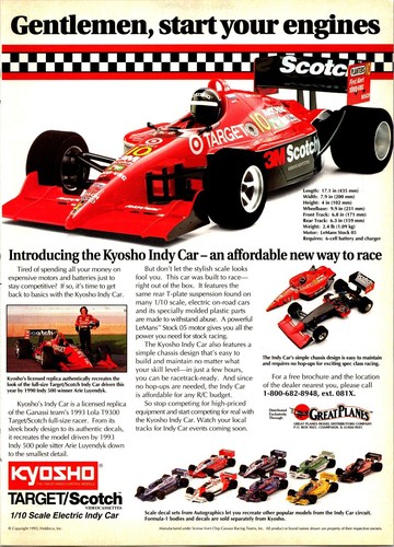 Kyosho indy auto stampa - rc,