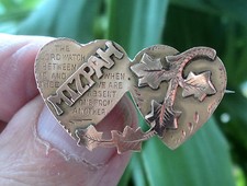 Vittoriano Oro Mizpah Spilla