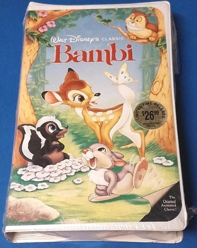 Disney bambi vhs 1997 - vhs,,