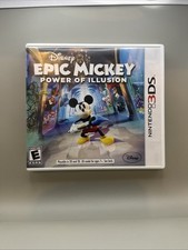 Epic Mickey: Power of Illusion (Nintendo 3DS, 2012) CIB