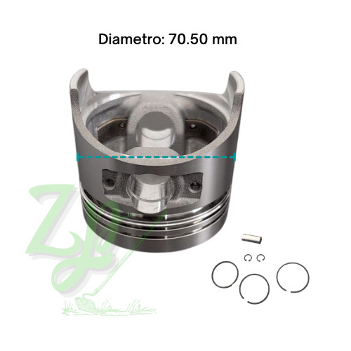 Pistone completo camera - pistone,