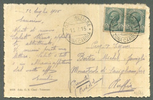 Ww1 1915 p m zona - ww1,