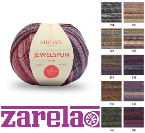 Sirdar jewelspun aran 200g - sirdar,