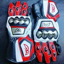 Guanti da corsa in pelle per