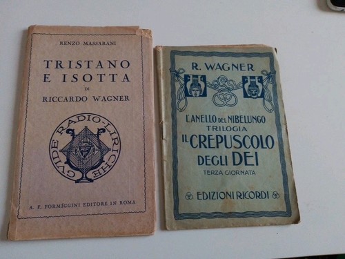 Libretti opera wagner - libretti, r.