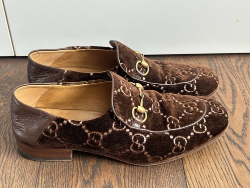Mocassini gucci velluto - mocassini,