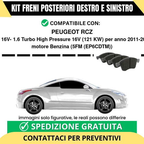 Pastiglie freno posteriori - pastiglie,
