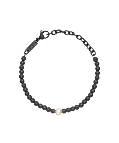 Bracciale uomo ematite - bracciale,