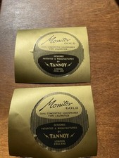 Tannoy Gold Monitor LSU/HF/15/8 Etichette Adesive Pair Per Magnet Covers