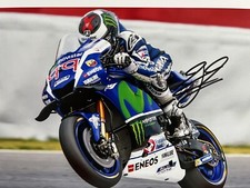 Jorge Lorenzo Autógrafo Moto