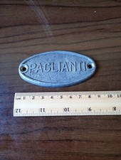 PAGLIANTI MOTO ,  1950s/1960S PLACCA BADGE MOTORE