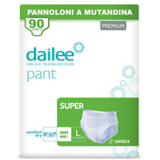Dailee Pants Super M, L e XL - 90 Pannoloni Per Anziani a Mutanda - Uomo e Donna
