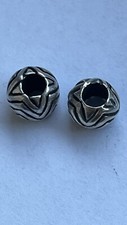 Trollbeads Zig-Zag Long Retired-HTF DUO - Museum Bead