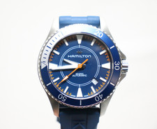 Hamilton Khaki Navy Scuba Auto Men's Blue Dial Rubber  Automatic Watch H823850