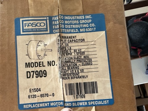 Fasco d7909 motore ventilatore - fasco,
