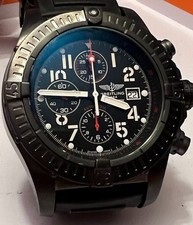 Bretiling Super Avenger  M13370 Black Limited Edition  48mm PVD- Top Condition!