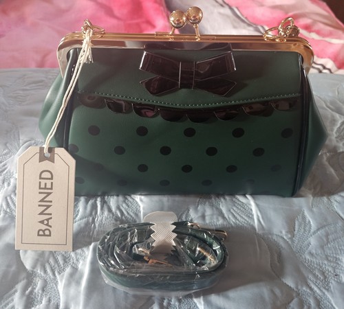 Borsa mano banned verde e - borsa,