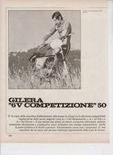 advertising Pubblicità-MOTO GILERA 50 6V COMPETIZIONE 1973 MOTOITALIANE ENDURO