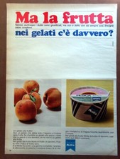 Pubblicità Anni 70-80 Gelati Motta alla frutta Citroen D/DS Automobile