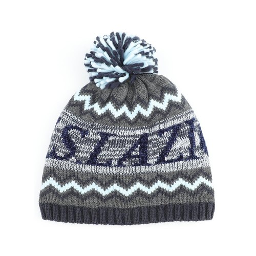 Cappello ponpon jacquard - ponpon, 60%