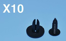 10 x PEUGEOT nero plastica