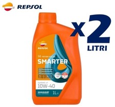 OLIO MOTORE REPSOL SMARTER SYNTHETIC 4 TEMPI 10W-40 2 LITRI SINTETICO MOTO SPORT